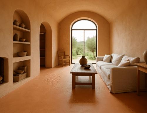 Terracotta zidovi i podovi od prirodne glinene smjese