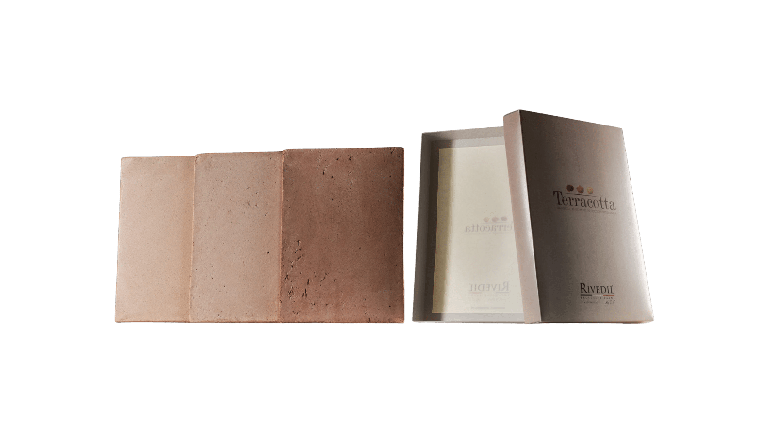 terracotta uzorci materijala i boja